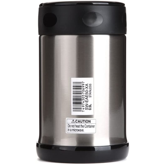 Термоконтейнер харчовий ZOJIRUSHI (Японія) SW-EAE50XA 0.5л сталевий, фото , изображение 2