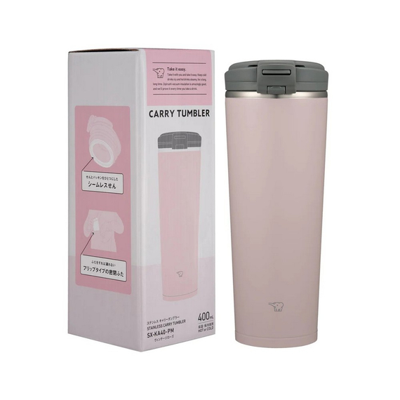 Термостакан Zojirushi SX-KA40PM 0.4л ц:rose, Об'єм: 0.4, Колір: рожевий, фото , изображение 2