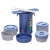 Набір для ланчу ZOJIRUSHI (Японія) SL-NC09AA (синій), фото 