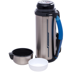 Термос ZOJIRUSHI (Японія) SF-CС20XA 2л сталевий (складна ручка+ремішок), Об'єм: 2, Колір: сталевий, фото 