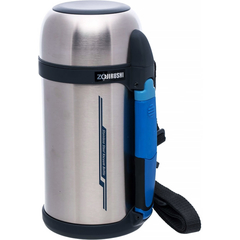 Термос ZOJIRUSHI (Японія) SF-CС15XA 1.5л сталевий (складна ручка+ремішок), Об'єм: 1.5, Колір: сталевий, фото 
