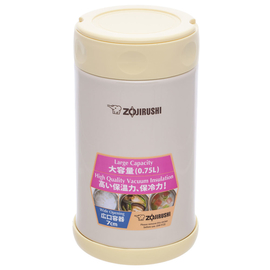Термоконтейнер ZOJIRUSHI (Японія) SW-FCE75YP 0.75л бежевий, фото 