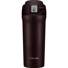 Термокухоль ZOJIRUSHI (Японія) SM-YAF48TD 0.48л. Колір: темне какао, Об'єм: 0.48, Колір: чорний, фото 