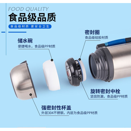 Японський термос Zojirushi SF-CC15XA 1.5 л — вакуумний, нержавіюча сталь, ручка та ремінець, Об'єм: 1.5, Колір: сталевий, фото , изображение 9