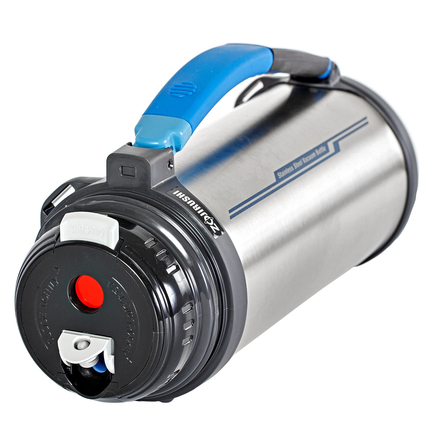 Японський термос Zojirushi SF-CC15XA 1.5 л — вакуумний, нержавіюча сталь, ручка та ремінець, Об'єм: 1.5, Колір: сталевий, фото , изображение 4