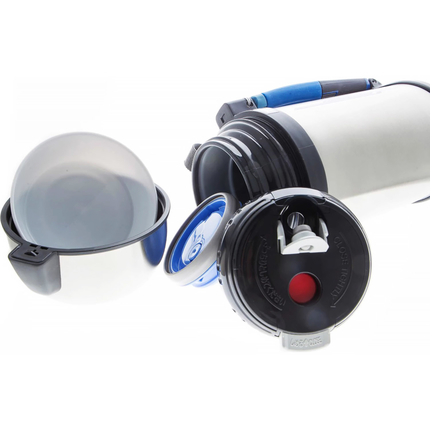 Японський термос Zojirushi SF-CC15XA 1.5 л — вакуумний, нержавіюча сталь, ручка та ремінець, Об'єм: 1.5, Колір: сталевий, фото , изображение 7