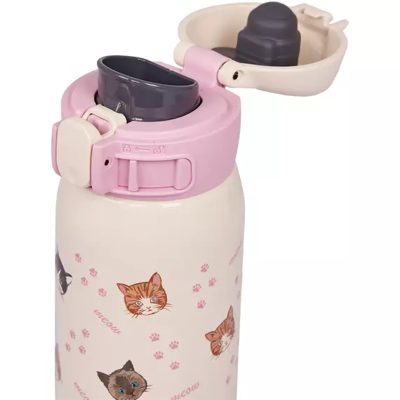 Дитяча термокружка Zojirushi SM-WG48CZ об'єм 0.48л, колір: бежевий, Об'єм: 0.48, Колір: бежевий, фото , изображение 3
