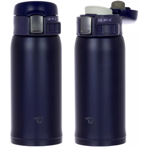 Термокружка Zojirushi SM-SF36AD 0.36л, колір: темно-синій, Об'єм: 0.36, Колір: темно-синій, фото 