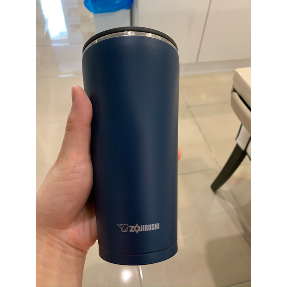 Термостакан ZOJIRUSHI SX-FSE45AD із ситечком 0.45л, синій, Об'єм: 0.45, Колір: синій, фото , изображение 2