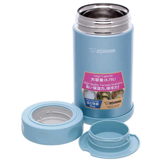 Термоконтейнер харчовий ZOJIRUSHI (Японія) SW-FCE75AB 0.75л синій, фото , изображение 2