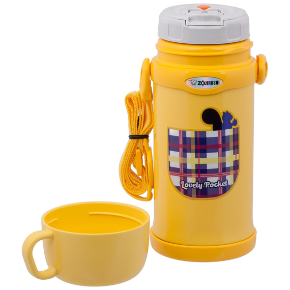 Термос ZOJIRUSHI (Японія) SC-MC60YA дитячий 0.6л жовтий, Об'єм: 0.6, Колір: жовтий, фото , изображение 2