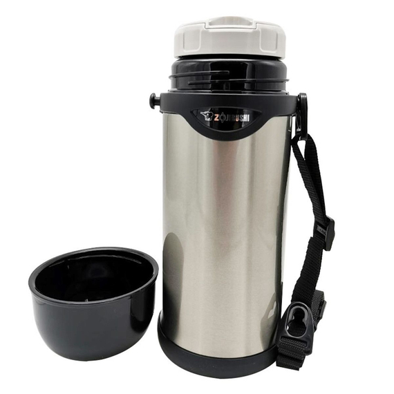 Термос ZOJIRUSHI (Японія) SJ-TG08XA 0.8л срібло (з ремінцем), Об'єм: 0.8, Колір: срібло, фото , изображение 4
