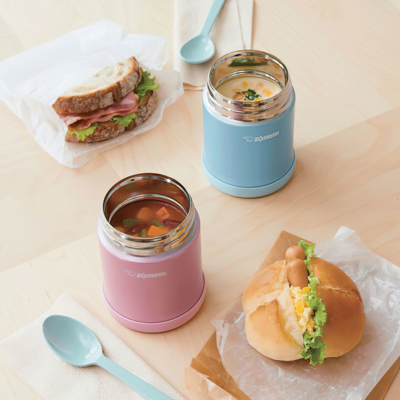 Термоконтейнер харчовий ZOJIRUSHI (Японія) SW-EAE50AB 0.5л блакитний, фото , изображение 9