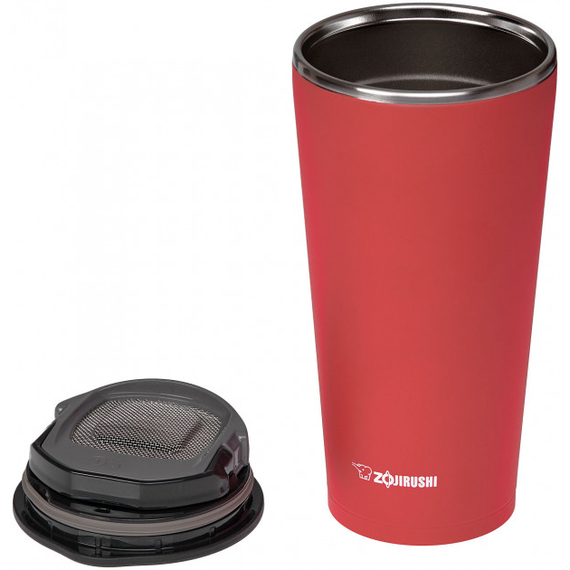 Термостакан ZOJIRUSHI SX-FSE45PV із ситечком 0.45л, червоний, Об'єм: 0.45, Колір: червоний, фото , изображение 3
