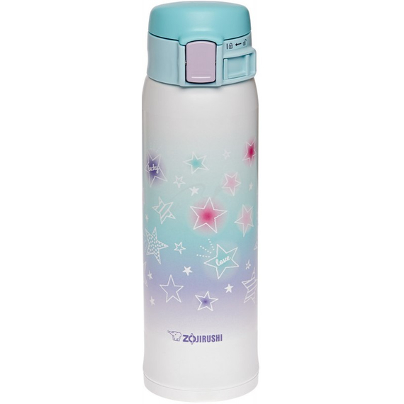 Термогорнятко ZOJIRUSHI SM-SG48GJ 0.48л, Об'єм: 0.48, Колір: принт (зірочки), фото 