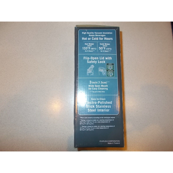 Термокухоль ZOJIRUSHI (Японія) SM-YAF48XA 0.48л сталевий, Об'єм: 0.48, Колір: сталевий, фото , изображение 11