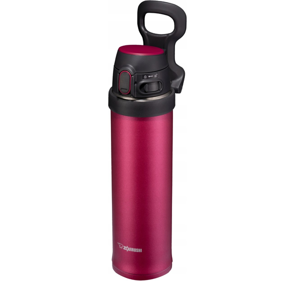 Термокухоль ZOJIRUSHI SM-QAF60RK 0.6л (з перенесенням) червоний, Об'єм: 0.6, Колір: черный, фото , изображение 3