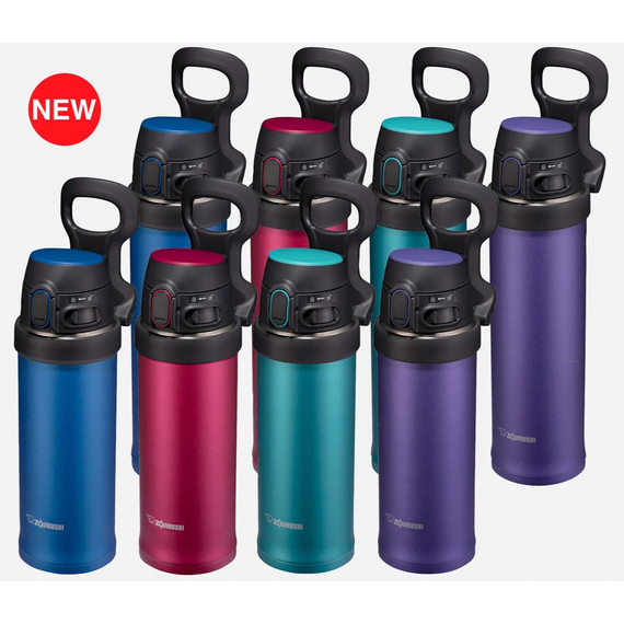 Термокухоль ZOJIRUSHI SM-QAF60RK 0.6л (з перенесенням) червоний, Об'єм: 0.6, Колір: черный, фото , изображение 7