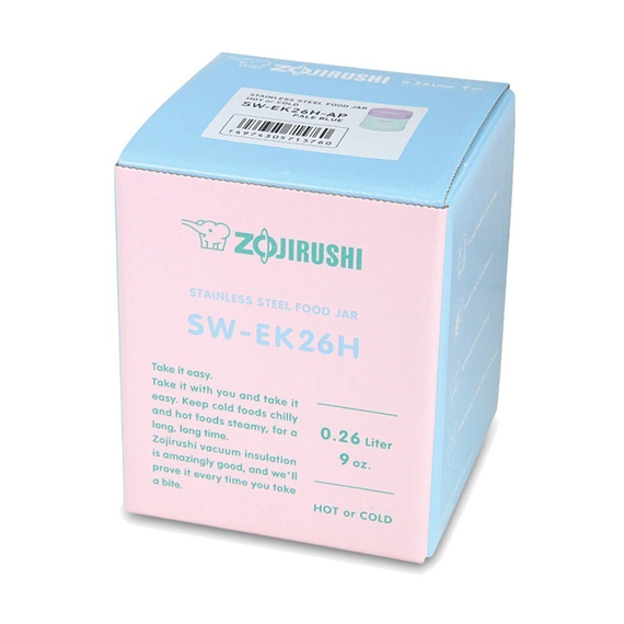 Харчовий термоконтейнер Zojirushi SW-EK26H-AP 0.26л (блідо-блакитний), Колір: блідо-блакитний, фото , изображение 5