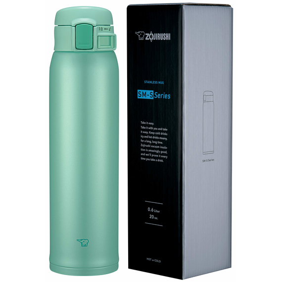 Термогорнятко Zojirushi SM-SR60GP 0.6л (м'ятний), Об'єм: 0.6, Колір: м'ятний, фото , изображение 3