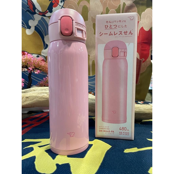 Термогорнятко Zojirushi SM-WA48PA 0.48л (рожевий/rose), Об'єм: 0.48, Колір: рожевий, фото , изображение 2
